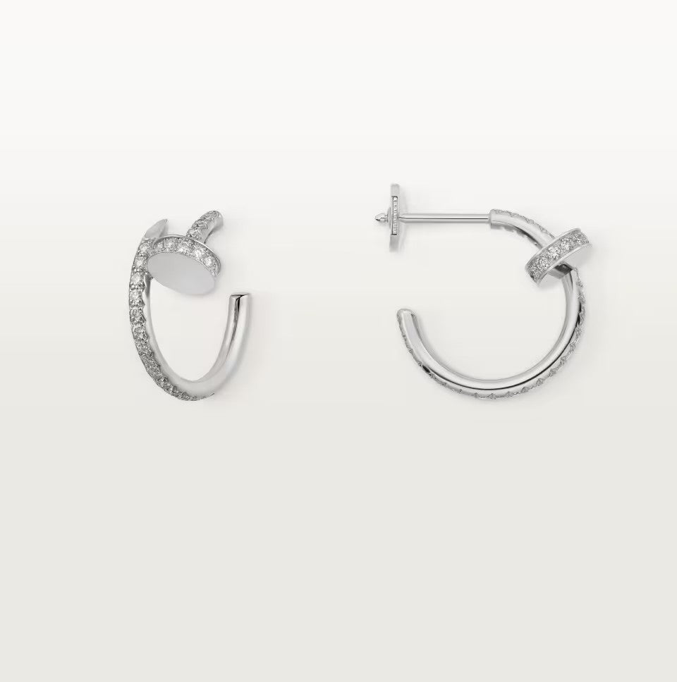 [ELAN LUXE]JUSTE FULL DIAMOND SMALL EARRINGS