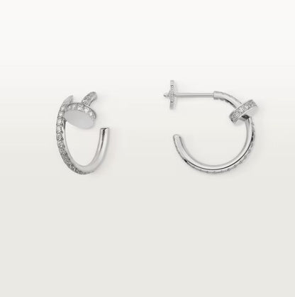 [ELAN LUXE]JUSTE FULL DIAMOND SMALL EARRINGS