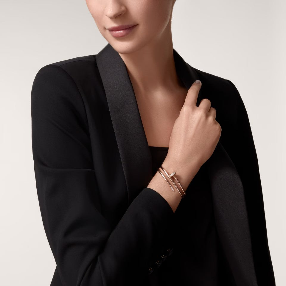 [ELAN LUXE]JUSTE BRACELET 3.5MM DOUBLE ROW DIAMOND