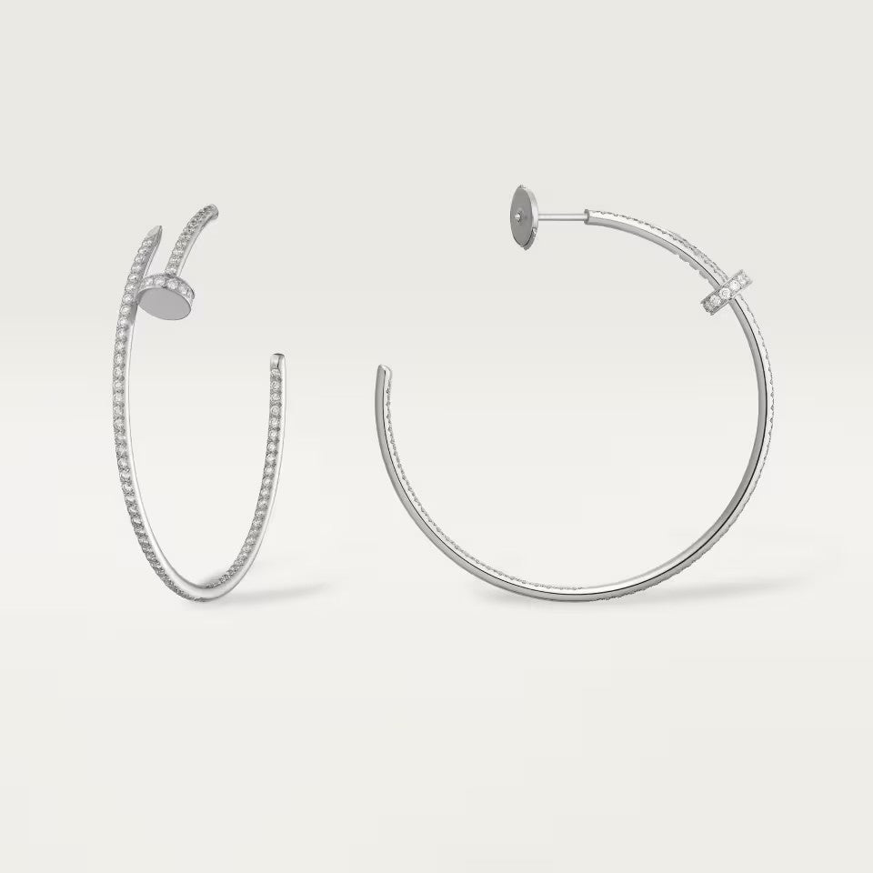 [ELAN LUXE]JUSTE FULL DIAMOND LARGE EARRINGS