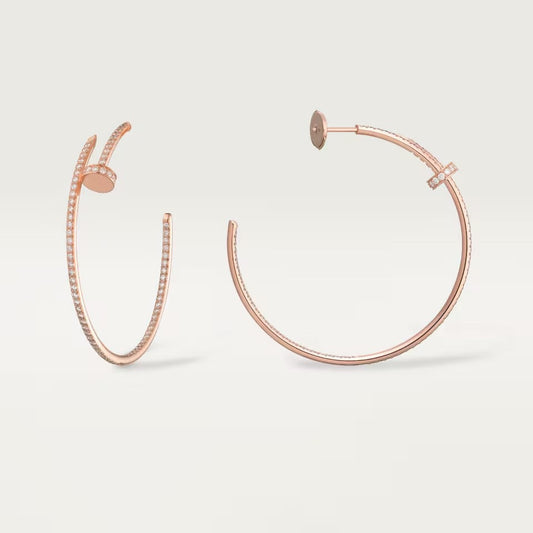 [ELAN LUXE]JUSTE FULL DIAMOND LARGE EARRINGS