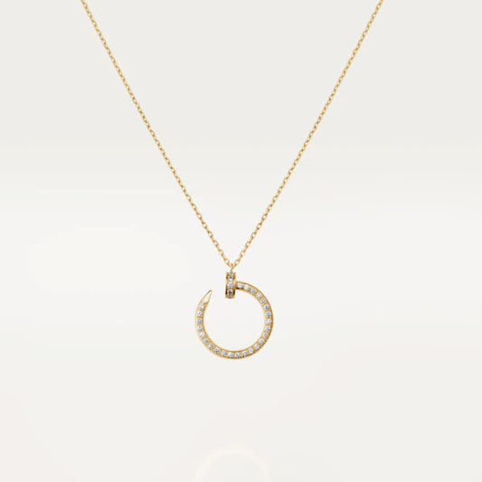 [ELAN LUXE]JUSTE NECKLACE GOLD DIAMONDS