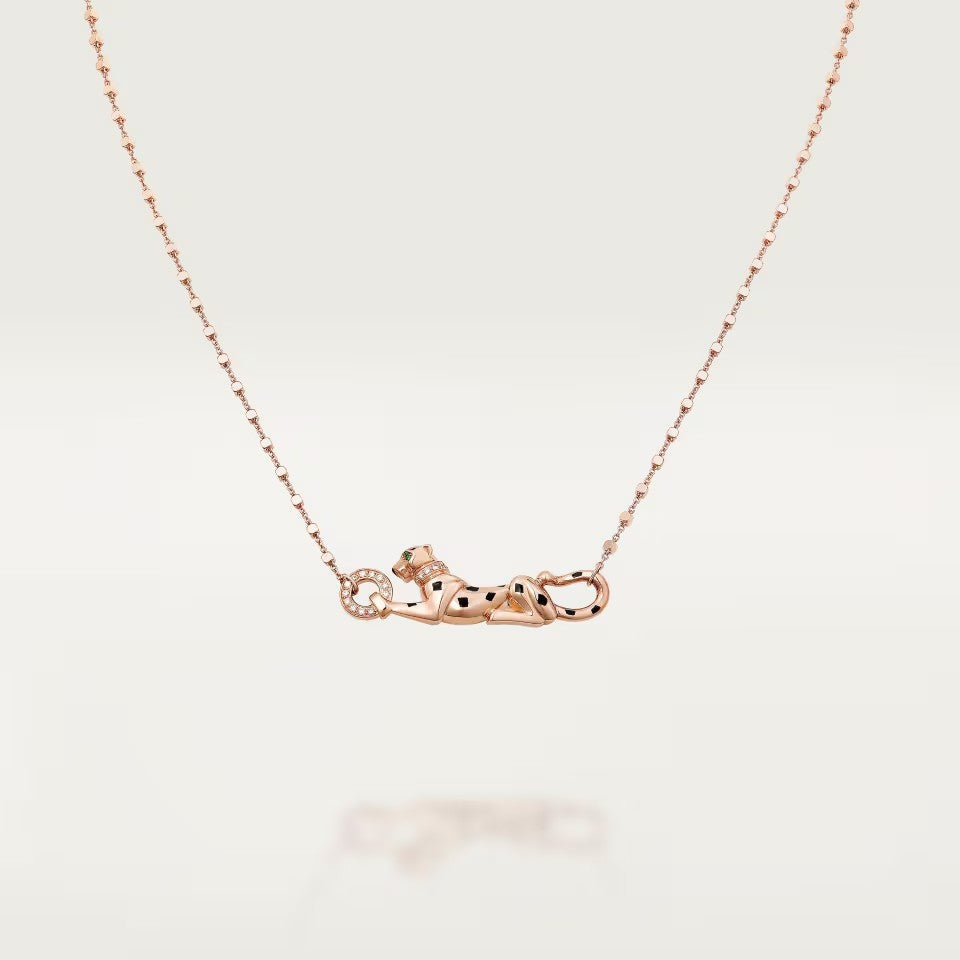 [ELAN LUXE]PANTHERE FULL DIAMOND NECKLACE