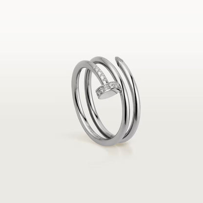 [ELAN LUXE]JUSTE RING 4.8MM HALF DIAMOND