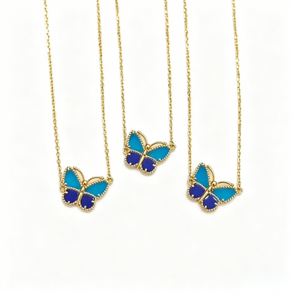 [ELAN LUXE] 2026 NEW LUCKY BUTTERFLY 1 MOTIFS NECKLACE