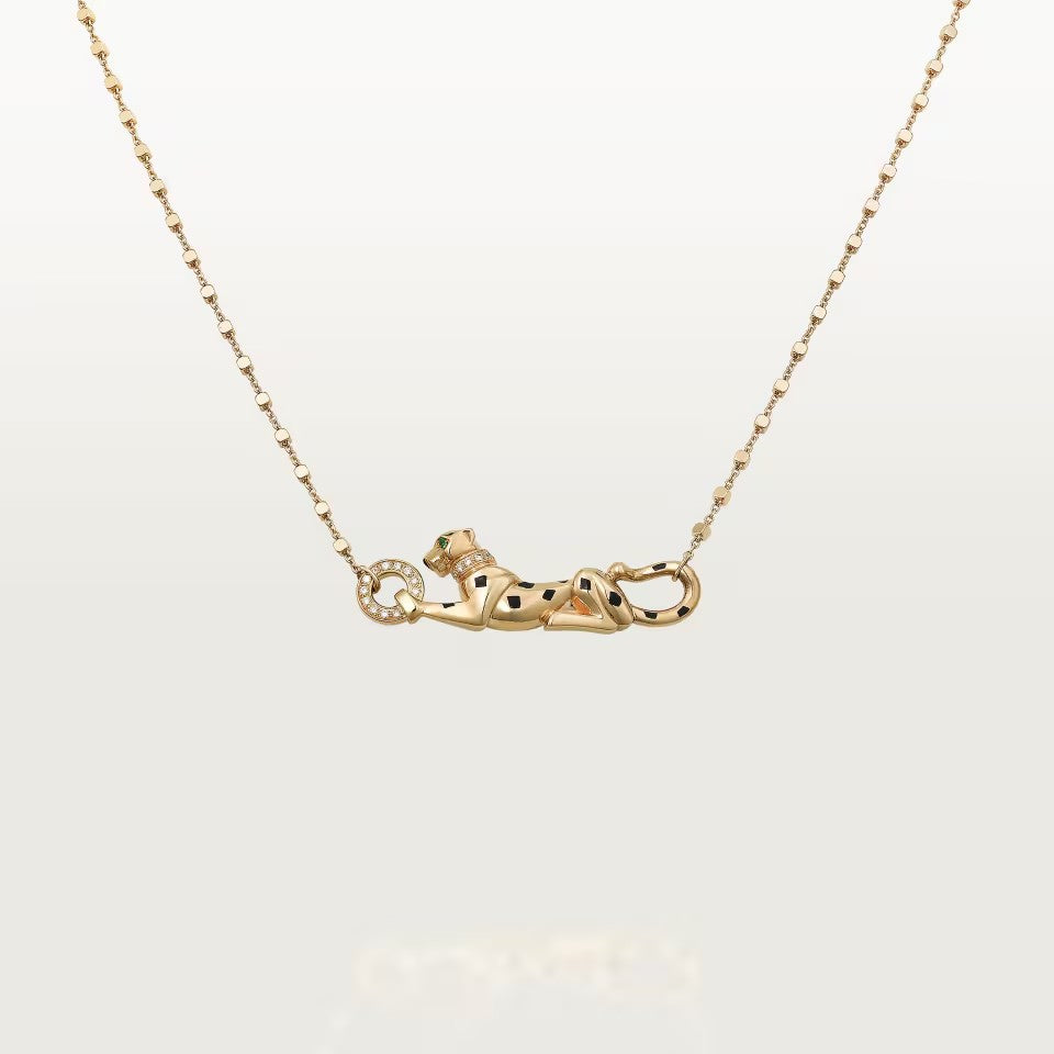 [ELAN LUXE]PANTHERE FULL DIAMOND NECKLACE
