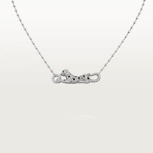 [ELAN LUXE]PANTHERE PAVED DIAMOND NECKLACE