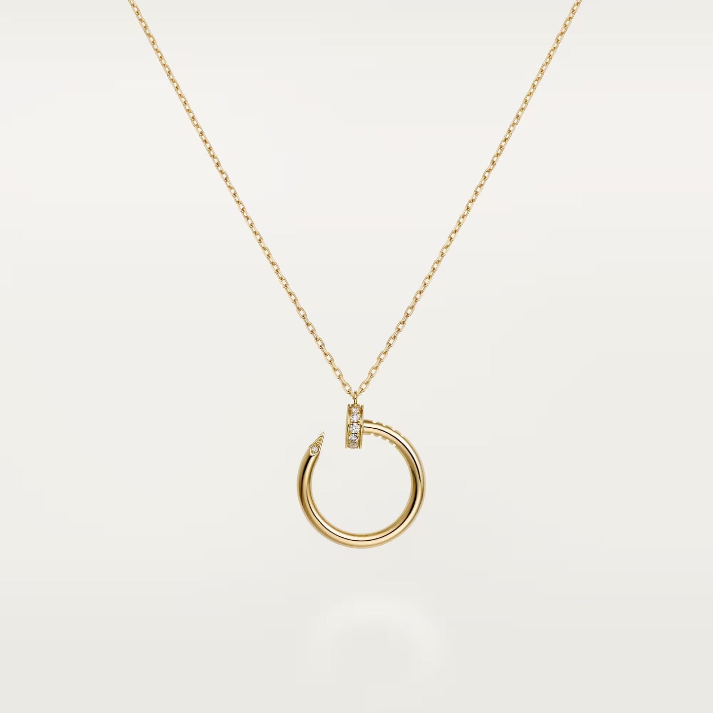 [ELAN LUXE]JUSTE NECKLACE HALF DIAMOND