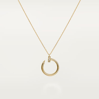 [ELAN LUXE]JUSTE NECKLACE HALF DIAMOND