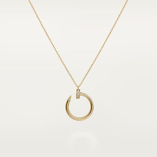 [ELAN LUXE]JUSTE NECKLACE HALF DIAMOND