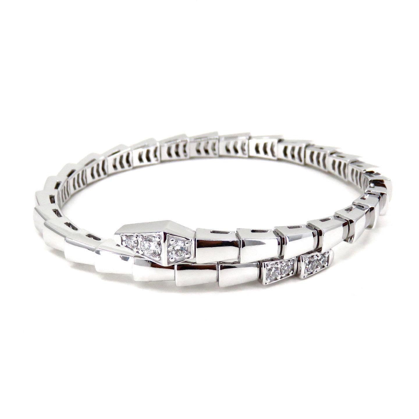 [ELAN LUXE]SERPENTI BRACELET DIAMONDS SILVER