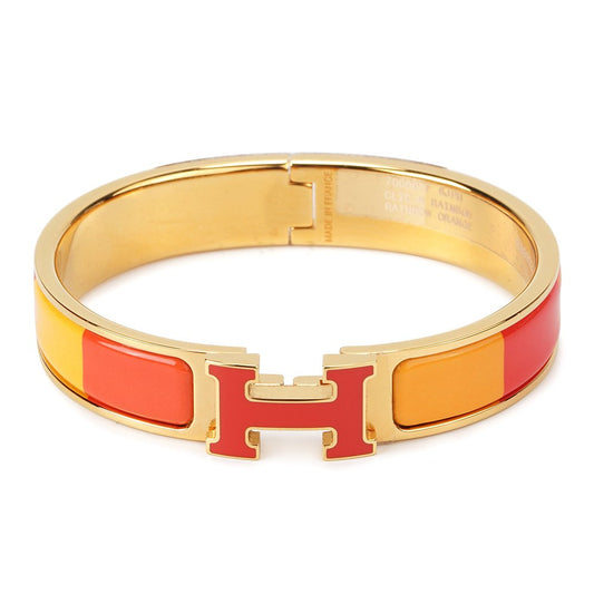 [ELAN LUXE]H BRACELET ORANGE RAINBOW CERAMIC