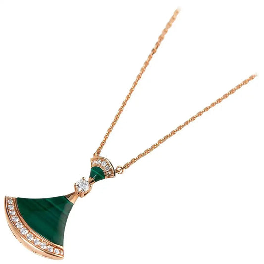 [ELAN LUXE]DREAM NECKLACE MALACHITE DIAMOND