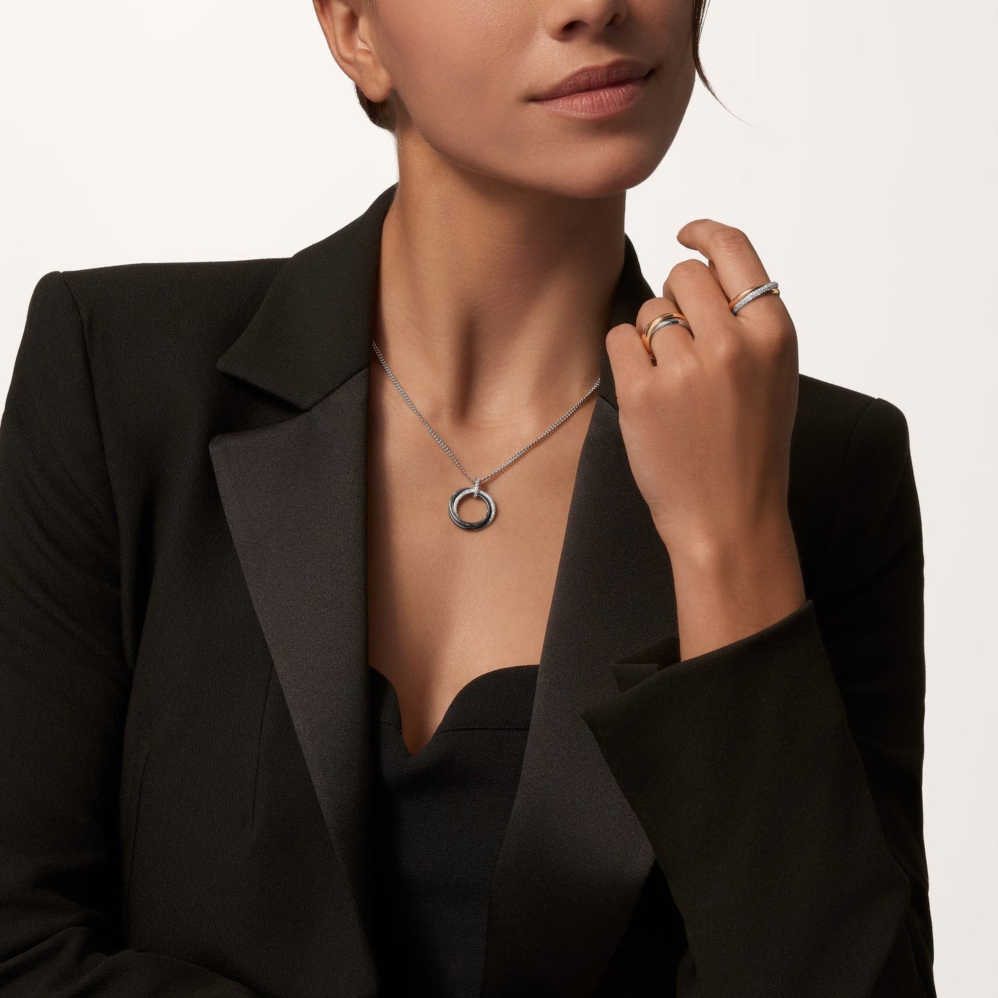 [ELAN LUXE]TRINITY CERAMIC NECKLACE