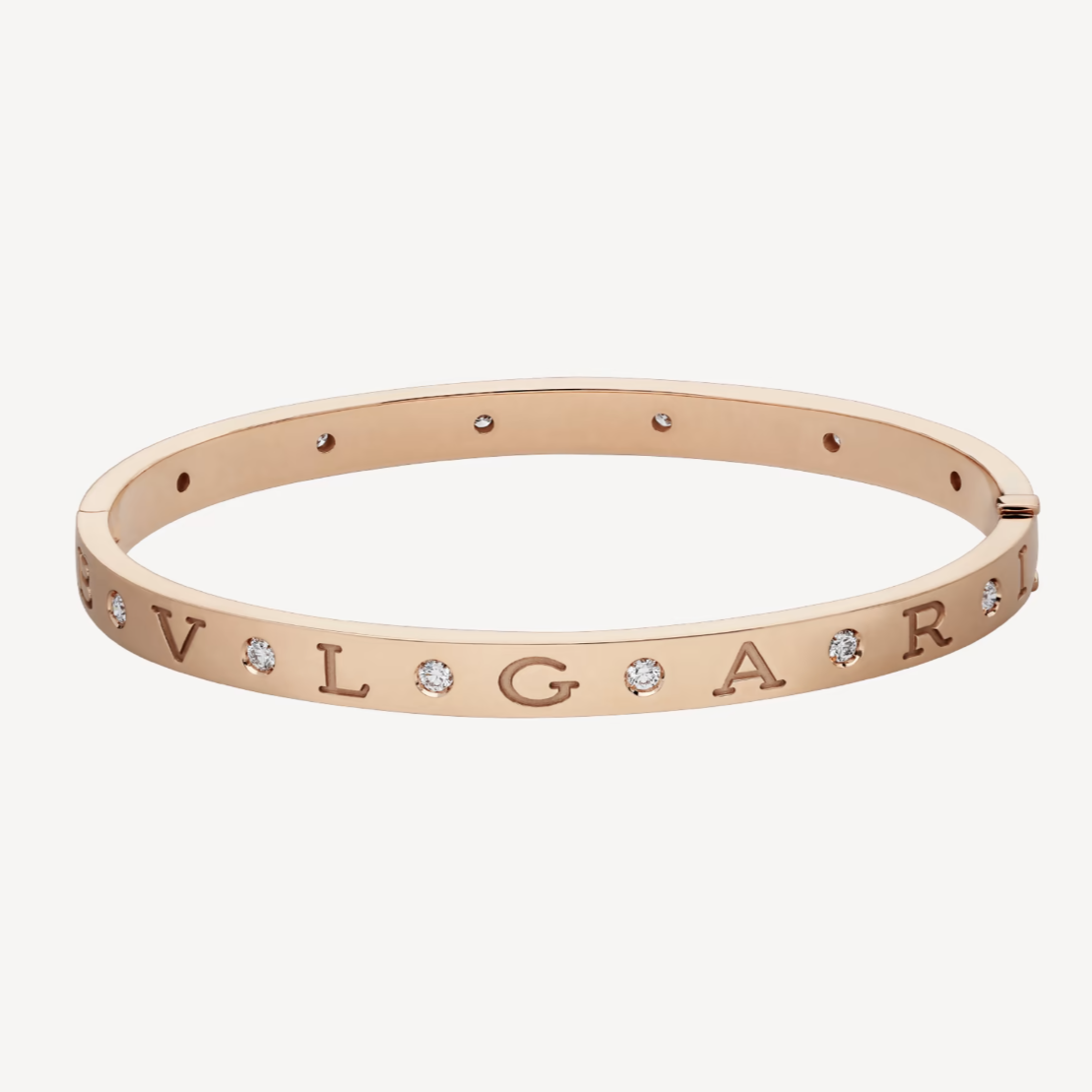 [ELAN LUXE]ZERO 1 PINK GOLD 12 DIAMONDS BRACELET
