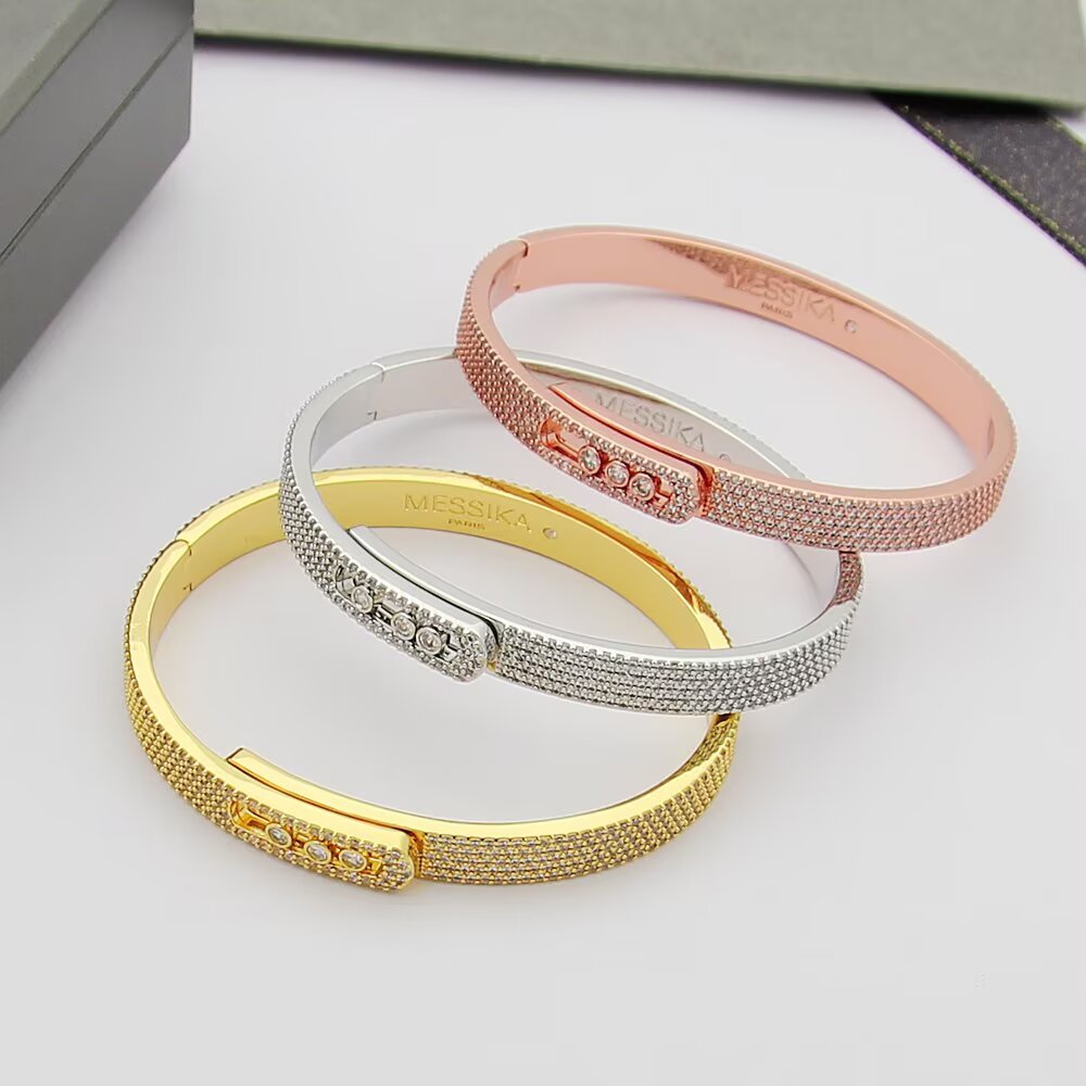 [ELAN LUXE]Move Noa Full Pav Diamond Bangle Bracelet
