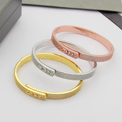 [ELAN LUXE]Move Noa Full Pav Diamond Bangle Bracelet