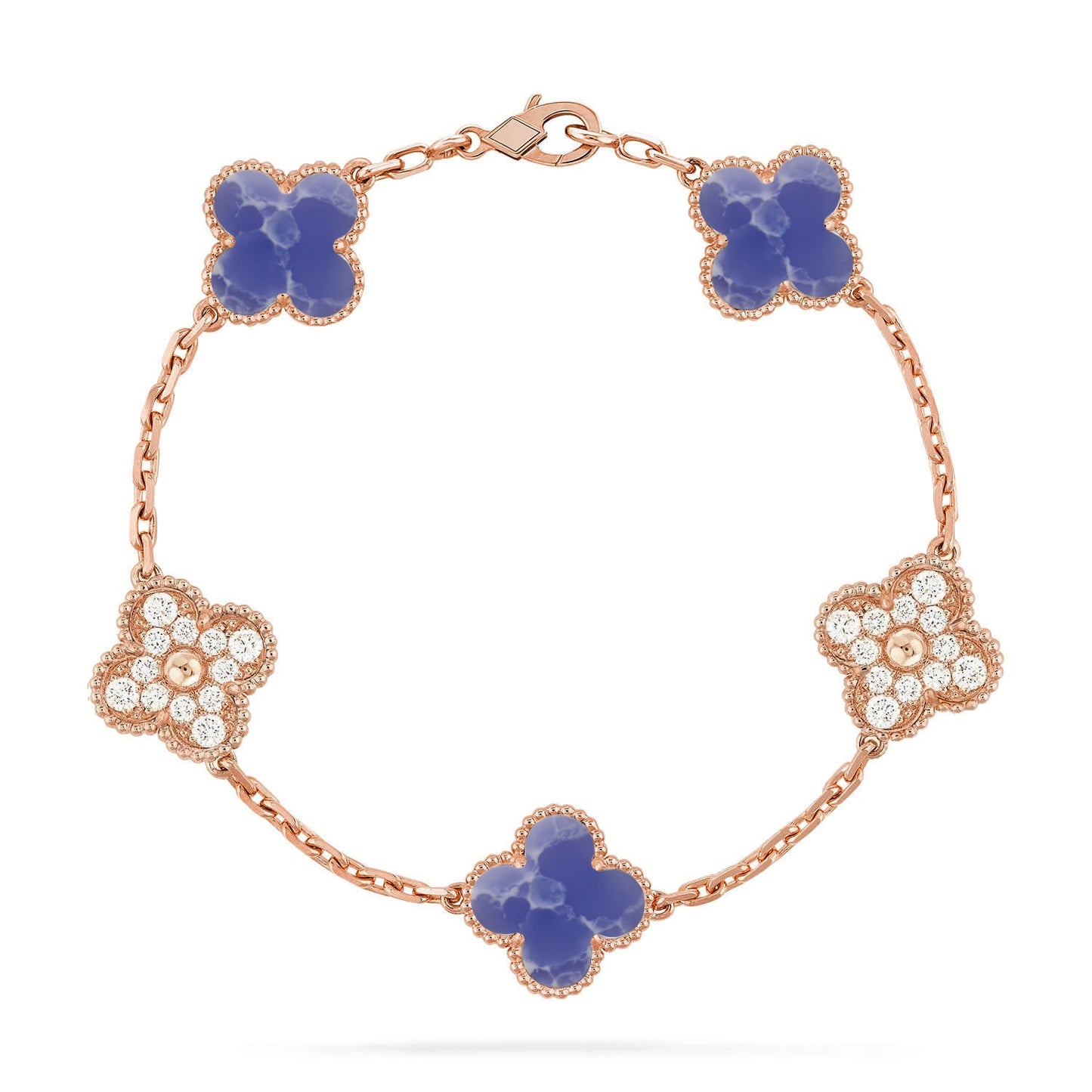 [ELAN LUXE]CLOVER 5 MOTIF BLUE VEINS BRACELET COLLECTION