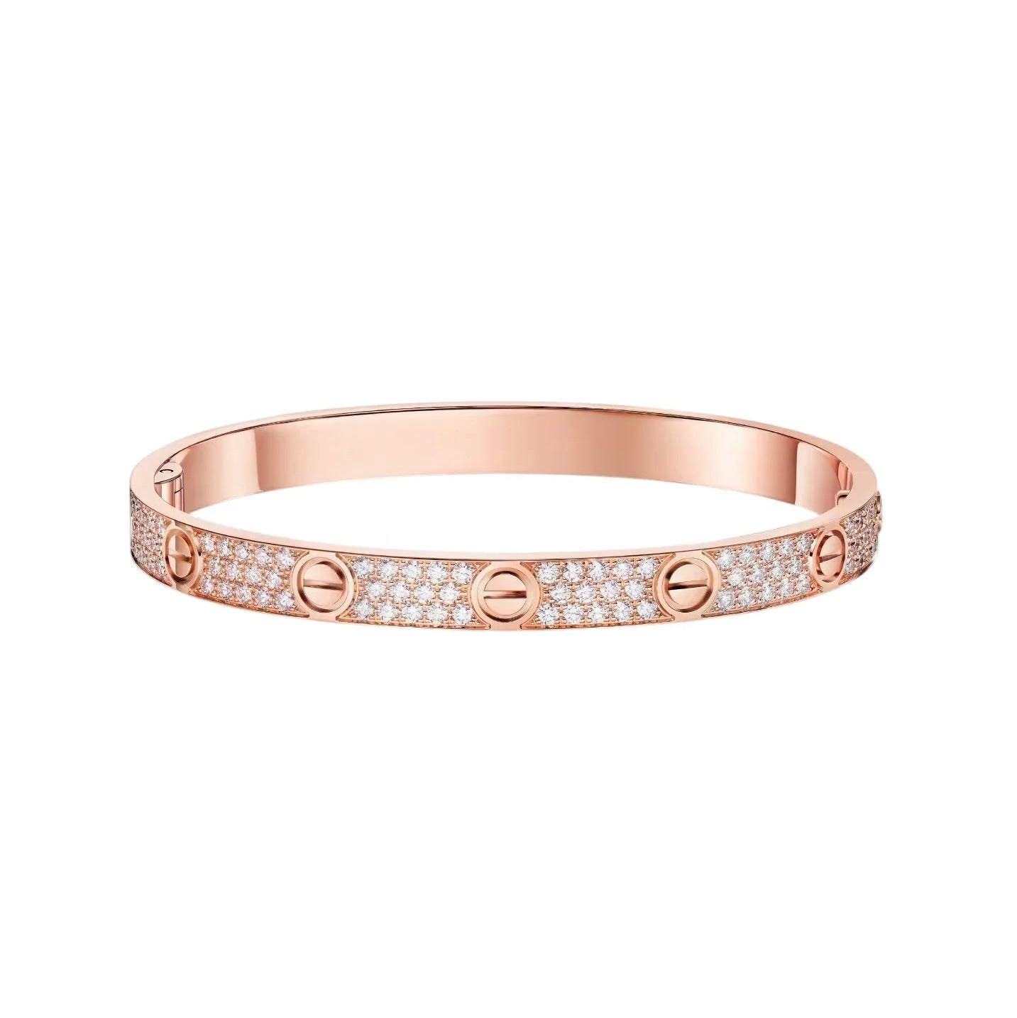 [ELAN LUXE]LOVE BRACELET 6.1MM DIAMOND-PAVED