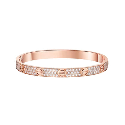 [ELAN LUXE]LOVE BRACELET 6.1MM DIAMOND-PAVED
