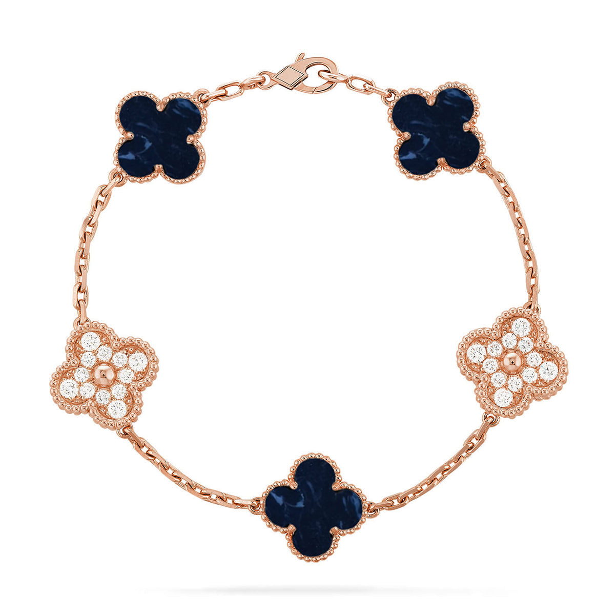 [ELAN LUXE]CLOVER 5 MOTIF PIETERSITE BRACELET COLLECTION
