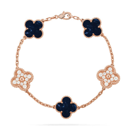 [ELAN LUXE]CLOVER 5 MOTIF PIETERSITE BRACELET COLLECTION