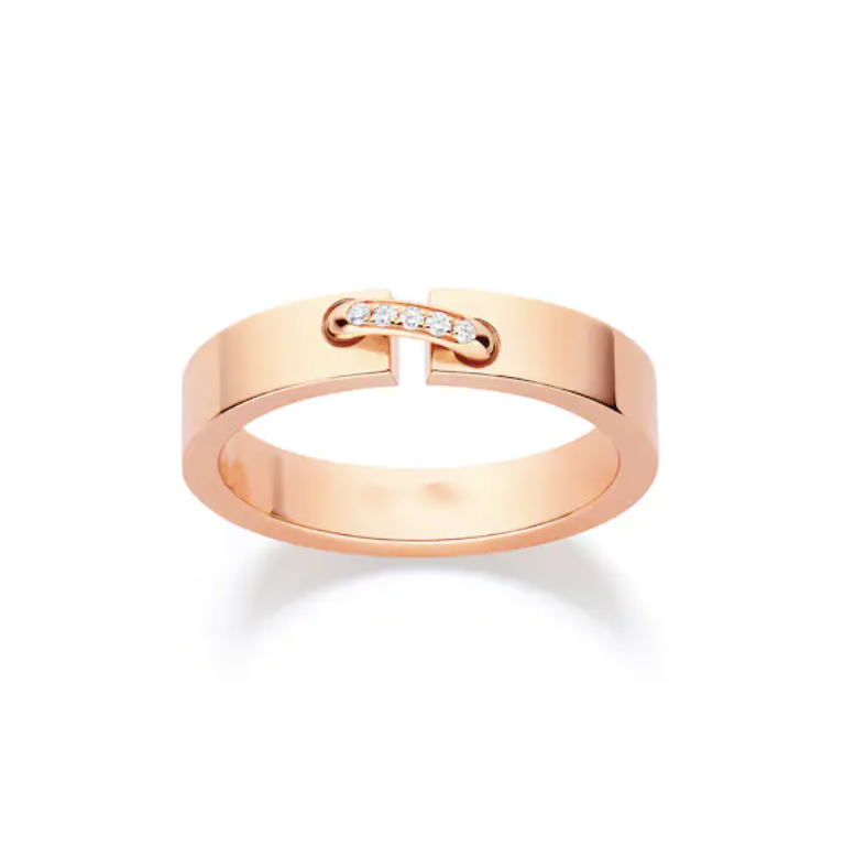 [ELAN LUXE]ALLIANCE LIENS VIDENCE DIAMOND 4MM RING