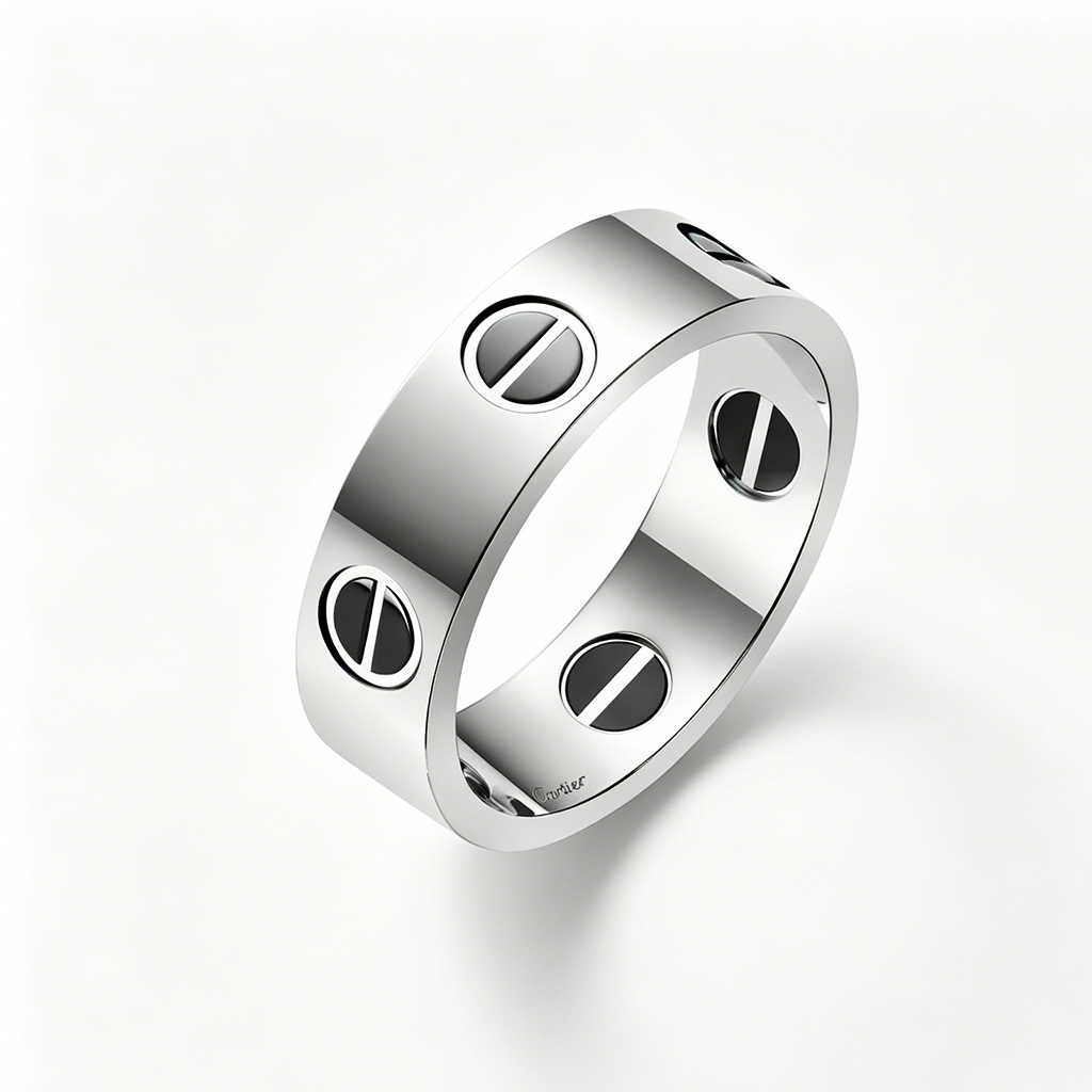 [ELAN LUXE]LOVE RING 5.5MM NO DIAMONDS  CERAMIC
