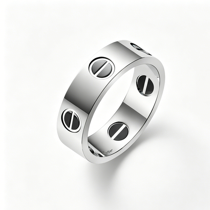[ELAN LUXE]LOVE RING 5.5MM NO DIAMONDS  CERAMIC