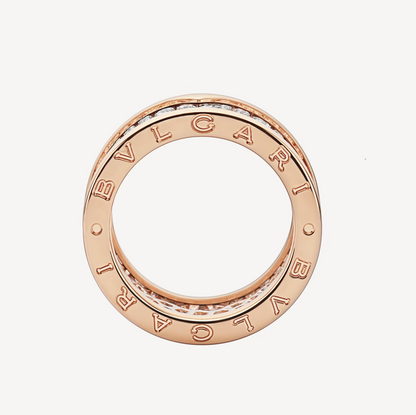 [ELAN LUXE]ZERO 1 WITH PAVED DIAMONDS ON THE SPIRAL RING