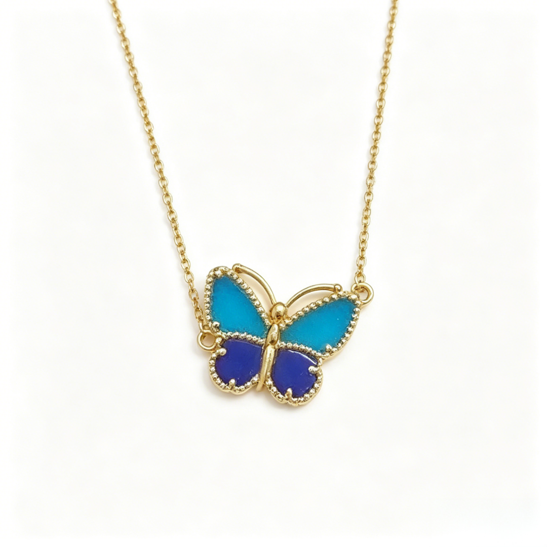 [ELAN LUXE] 2026 NEW LUCKY BUTTERFLY 1 MOTIFS NECKLACE