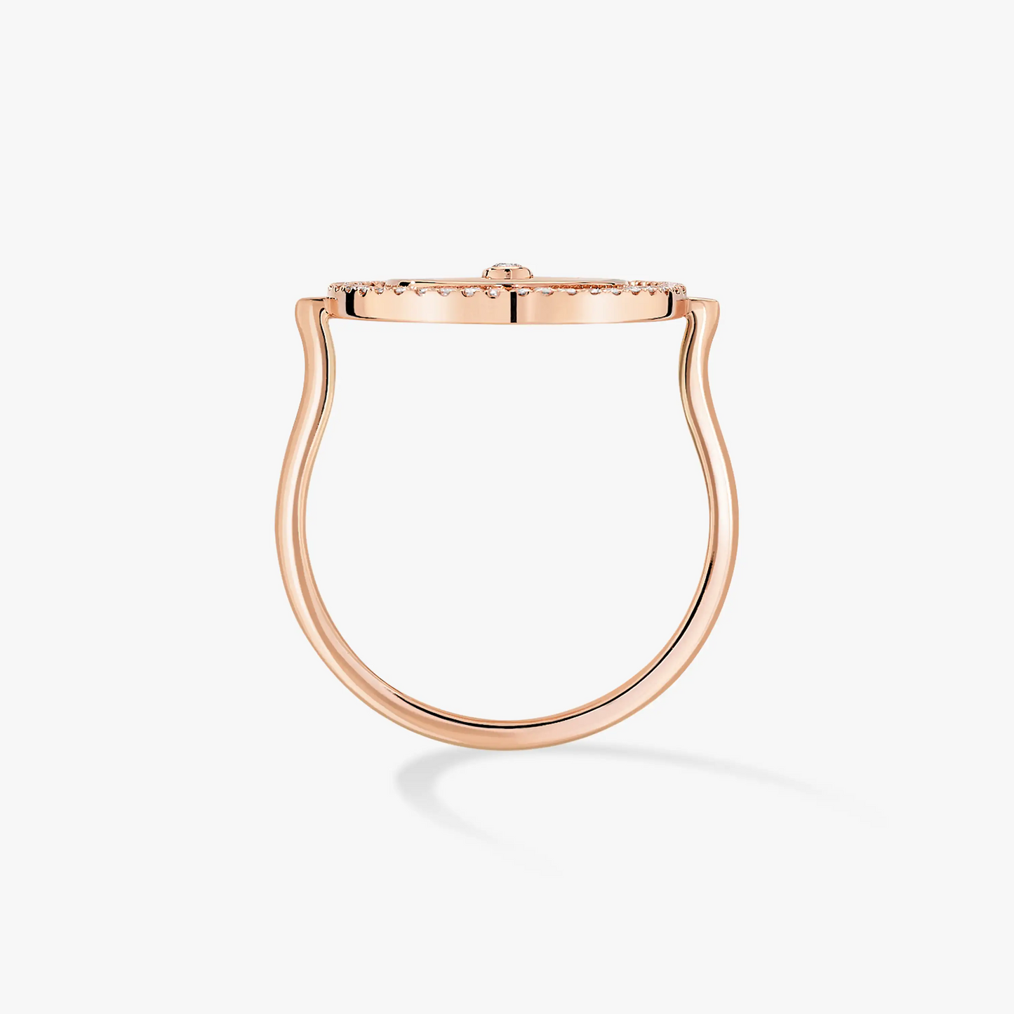 [ELAN LUXE]LUCKY MOVE PINK GOLD DIAMOND RING