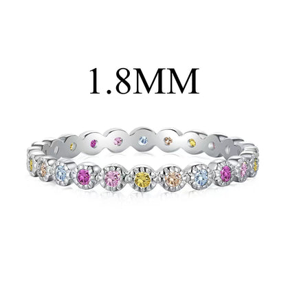 [ELAN LUXE]Unique Scintillating Round Cut Daily Ring