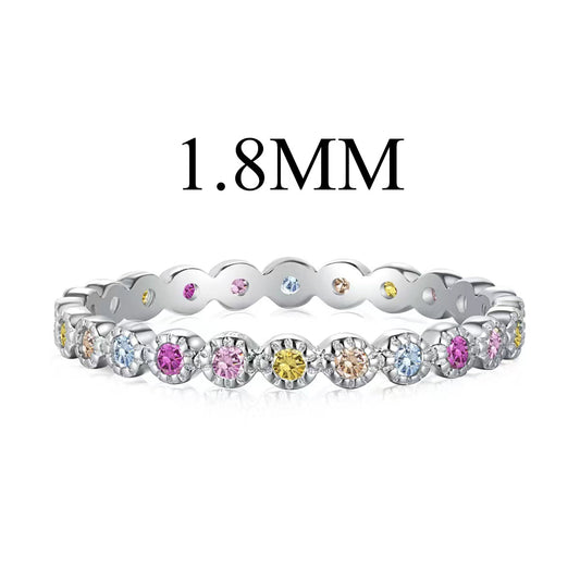 [ELAN LUXE]Unique Scintillating Round Cut Daily Ring
