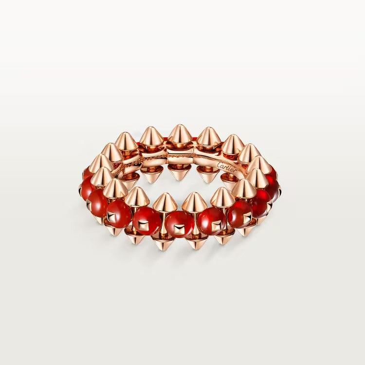 [ELAN LUXE]CLASH 7.9MM AGATE CHALCEDONY RING