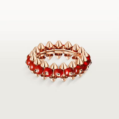 [ELAN LUXE]CLASH 7.9MM AGATE CHALCEDONY RING
