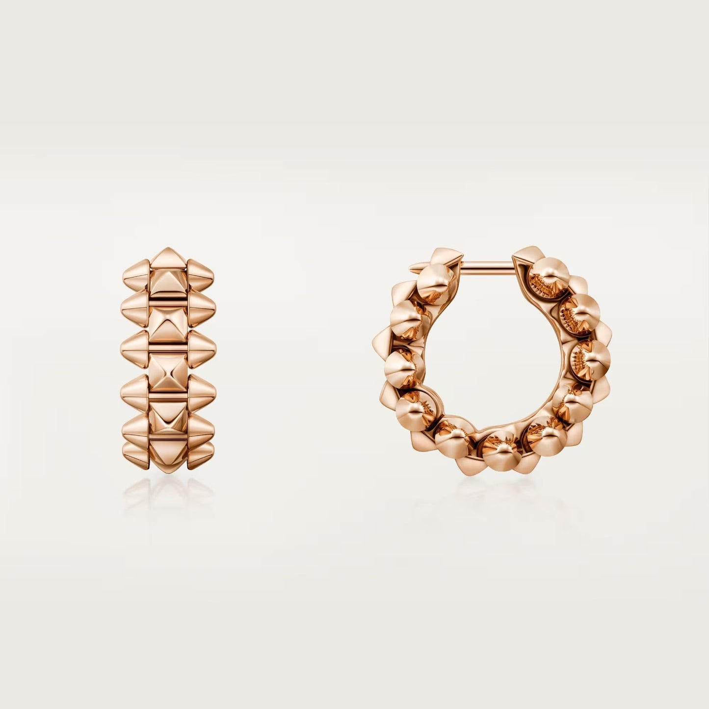 [ELAN LUXE]CLASH MINI HOOP EARRINGS