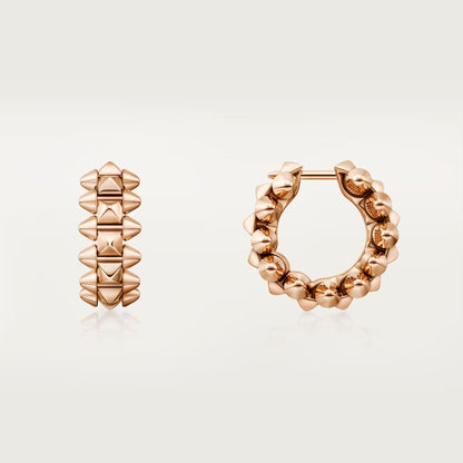 [ELAN LUXE]CLASH MINI HOOP EARRINGS