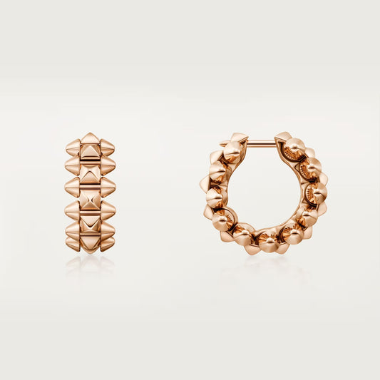 [ELAN LUXE]CLASH MINI HOOP EARRINGS