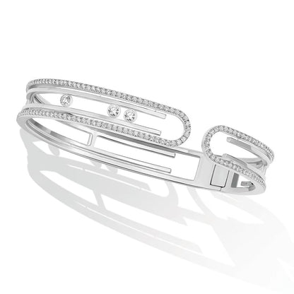 [ELAN LUXE]MOVE 10TH PAVED DIAMOND BRACELET