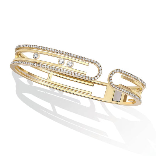 [ELAN LUXE]MOVE 10TH PAVED DIAMOND BRACELET
