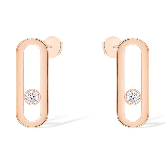 [ELAN LUXE]MOVE UNO SMALL 1 DIAMOND EARRINGS