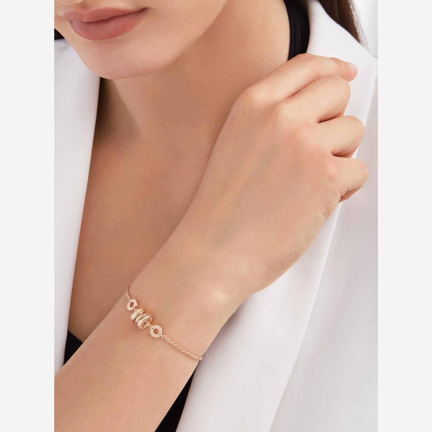 [ELAN LUXE]ZERO 1 SOFT PINK GOLD BRACELET