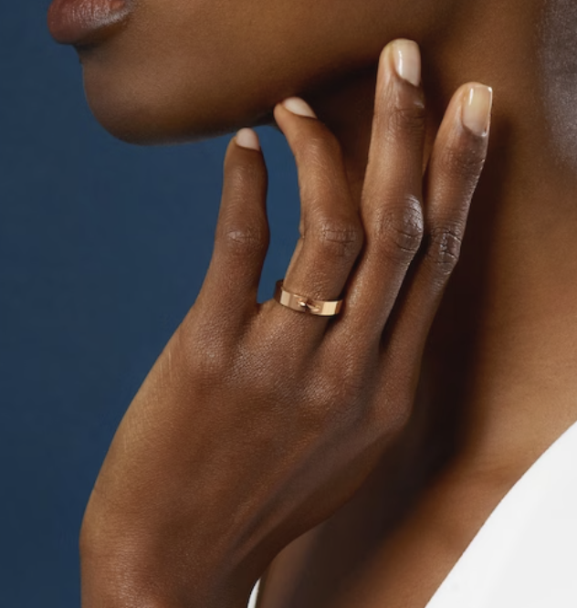 [ELAN LUXE]ALLIANCE LIENS VIDENCE 4MM RING