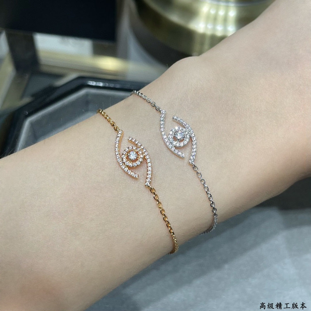 [ELAN LUXE]Lucky Eye Pave-Set Diamond Bracelet