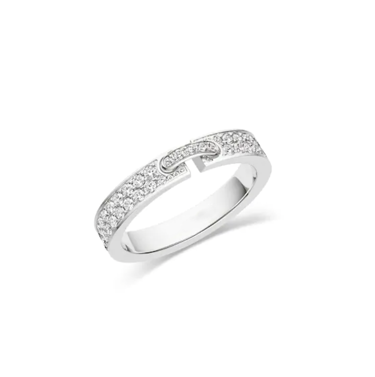 [ELAN LUXE]ALLIANCE LIENS VIDENCE PAVED DIAMOND 4MM RING