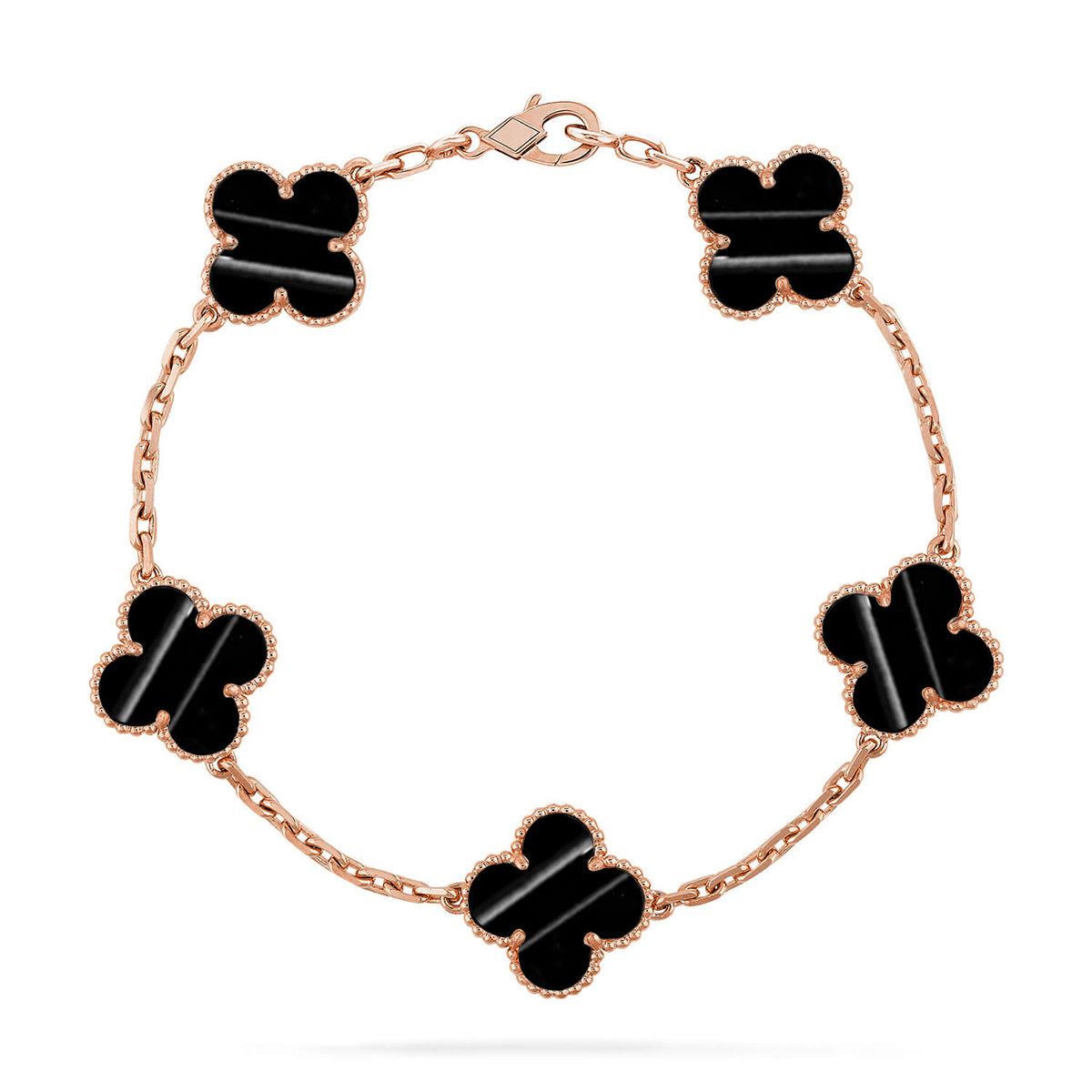 [ELAN LUXE] CLOVER 5 MOTIF PULSAR STONE BRACELET COLLECTION