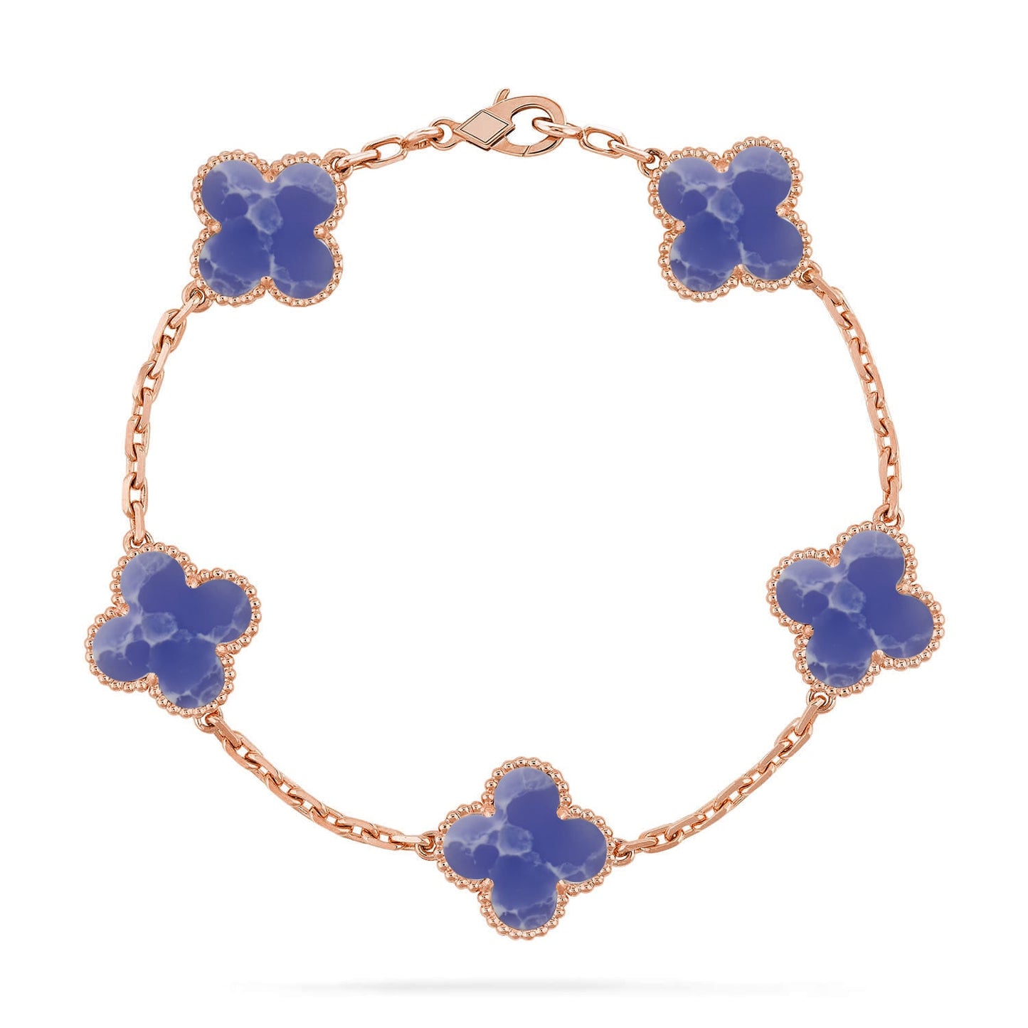 [ELAN LUXE]CLOVER 5 MOTIF BLUE VEINS BRACELET COLLECTION