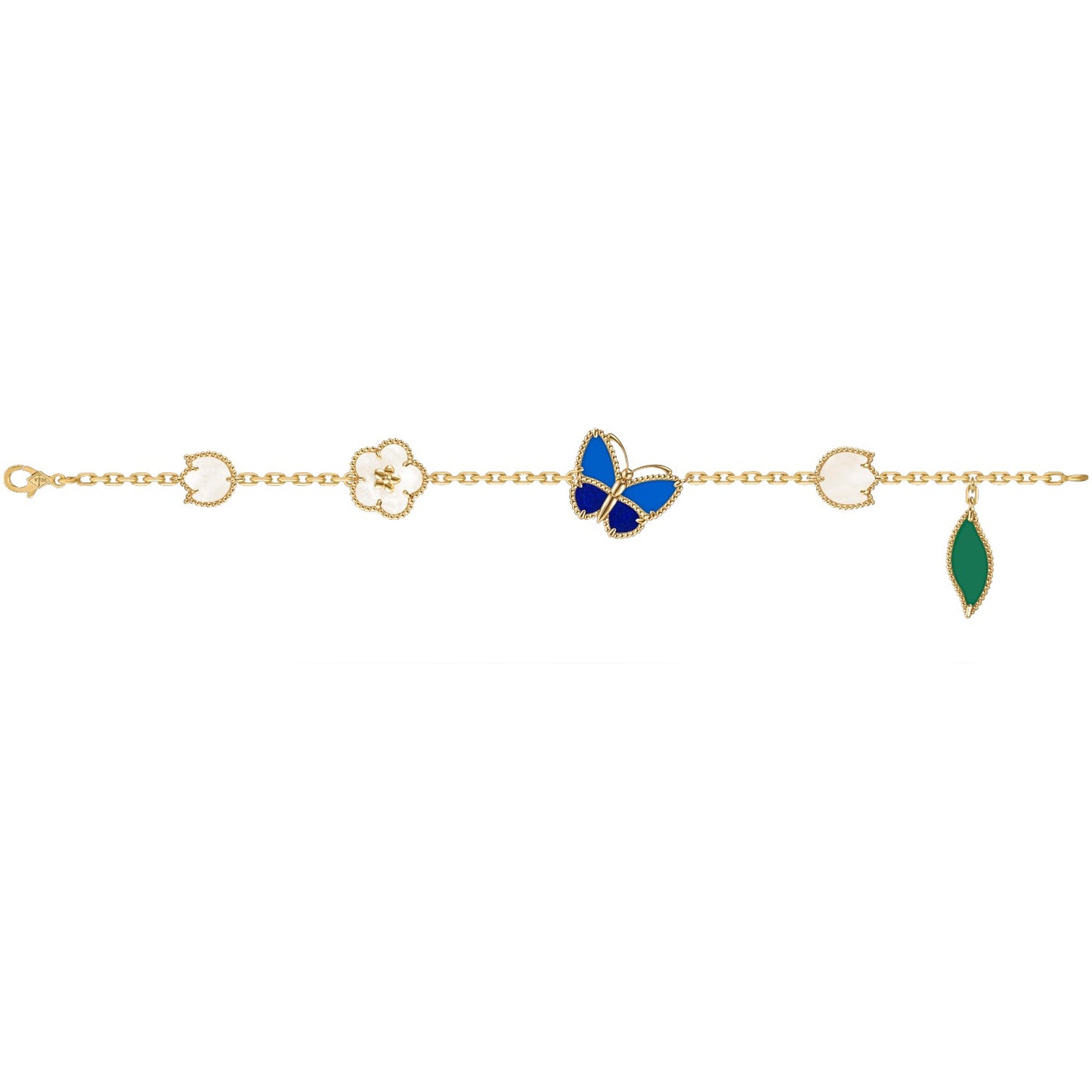 [ELAN LUXE]LUCKY SPRING BUTTERFLY 5 MOTIF BRACELET