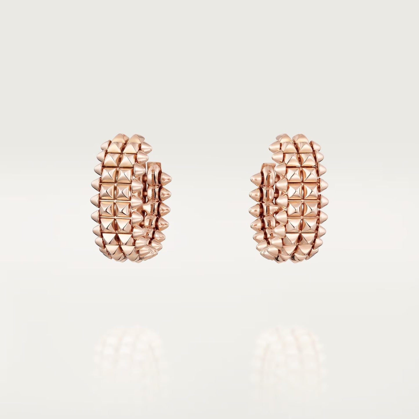 [ELAN LUXE]CLASH 9.2MM DOUBLE ROW EARRINGS